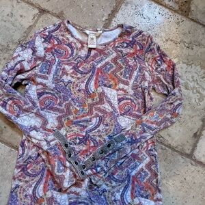 Sundance Multicolor Paisley Knit Top